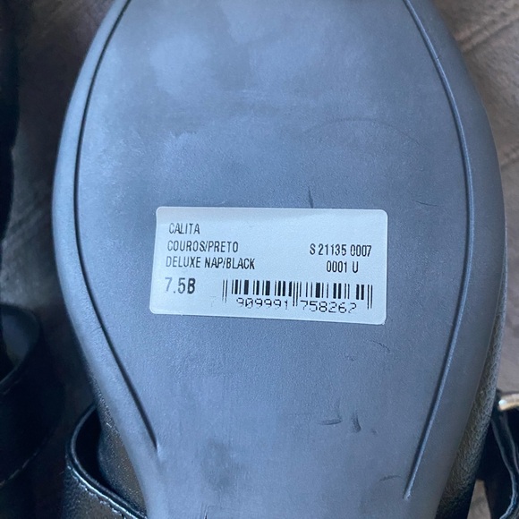 Schutz Calita Leather Mary Jane Ballerina Flats size 7.5 NEW IN BOX - Picture 6 of 7